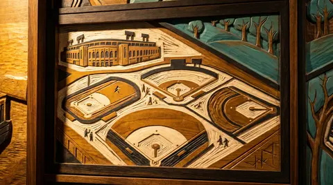 Woodcut illustration of Morrisania, Bronx