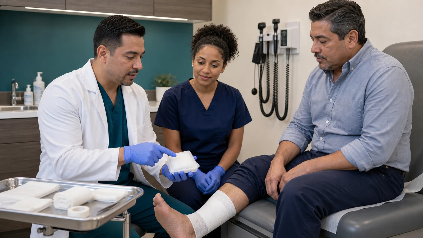 Wound Care visit at Moses Medical